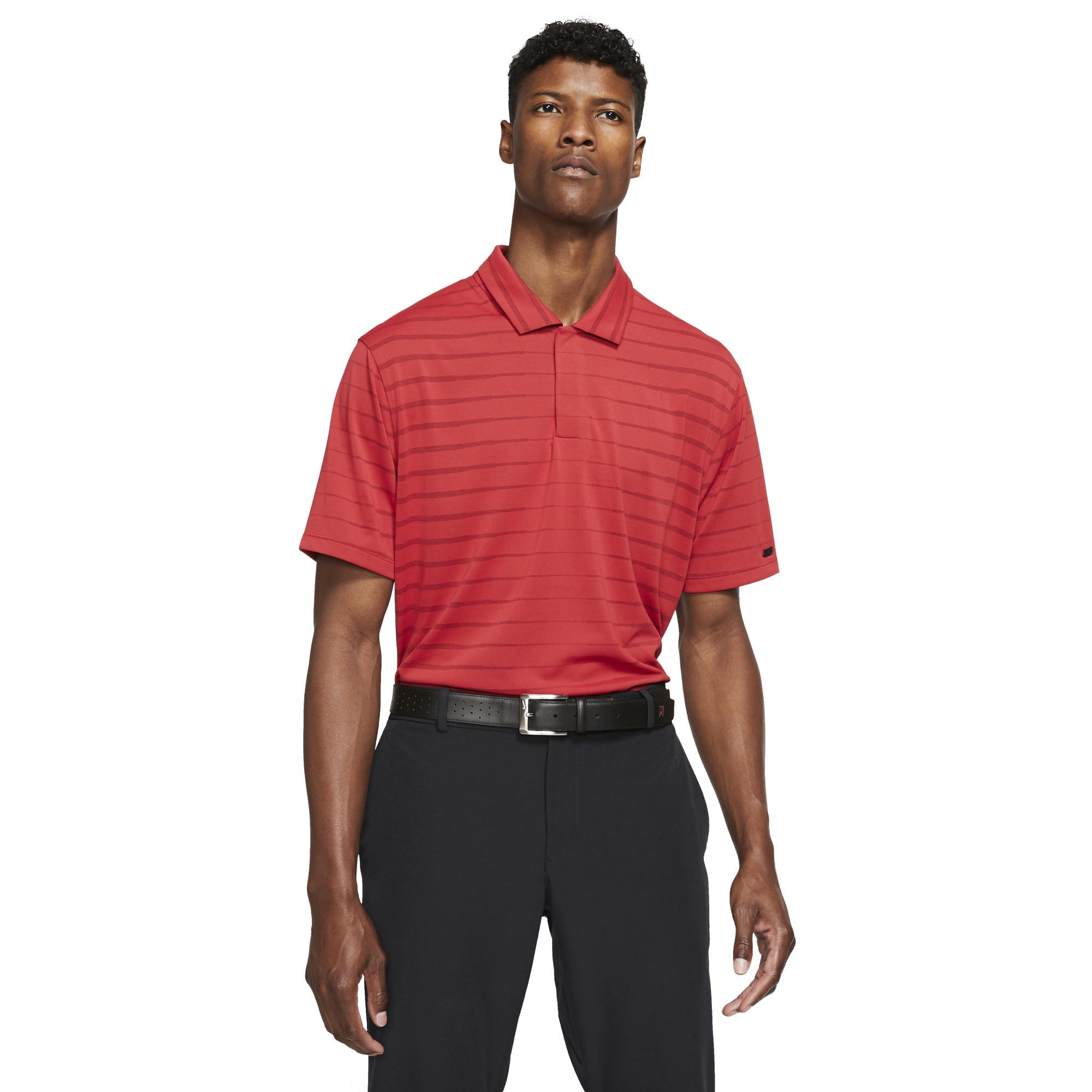 tiger woods red golf shirts