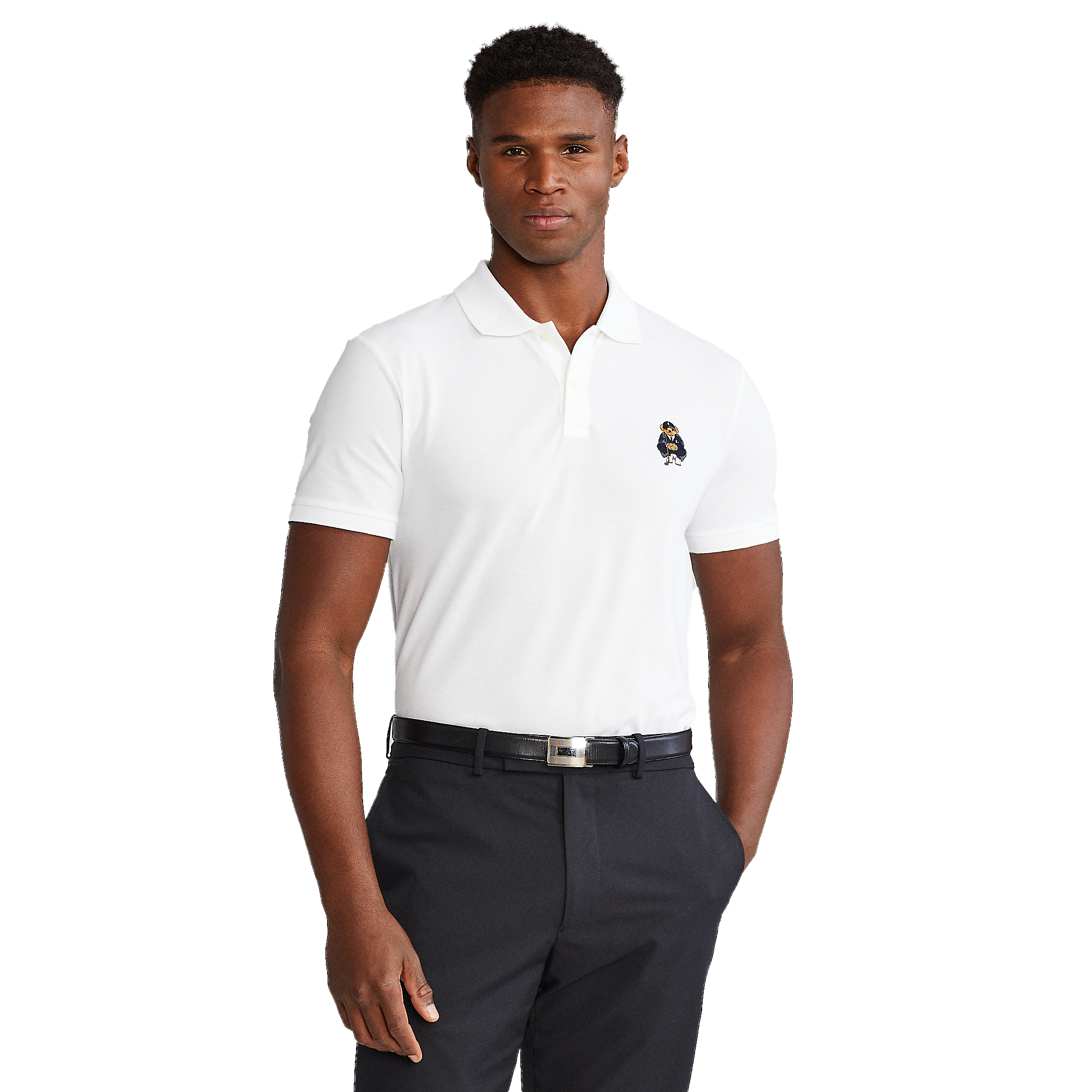 Polo Golf Custom Slim Fit Polo Bear 
