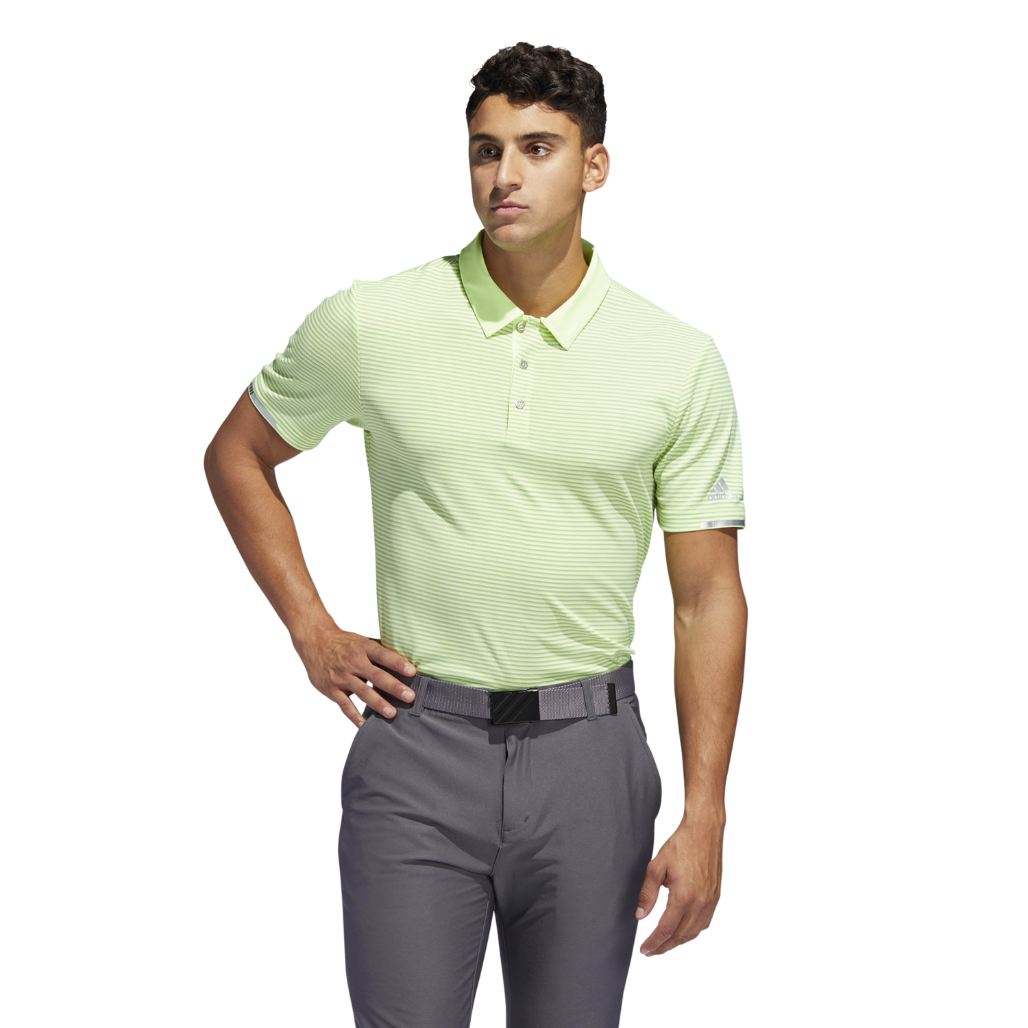 adidas climachill tonal stripe polo