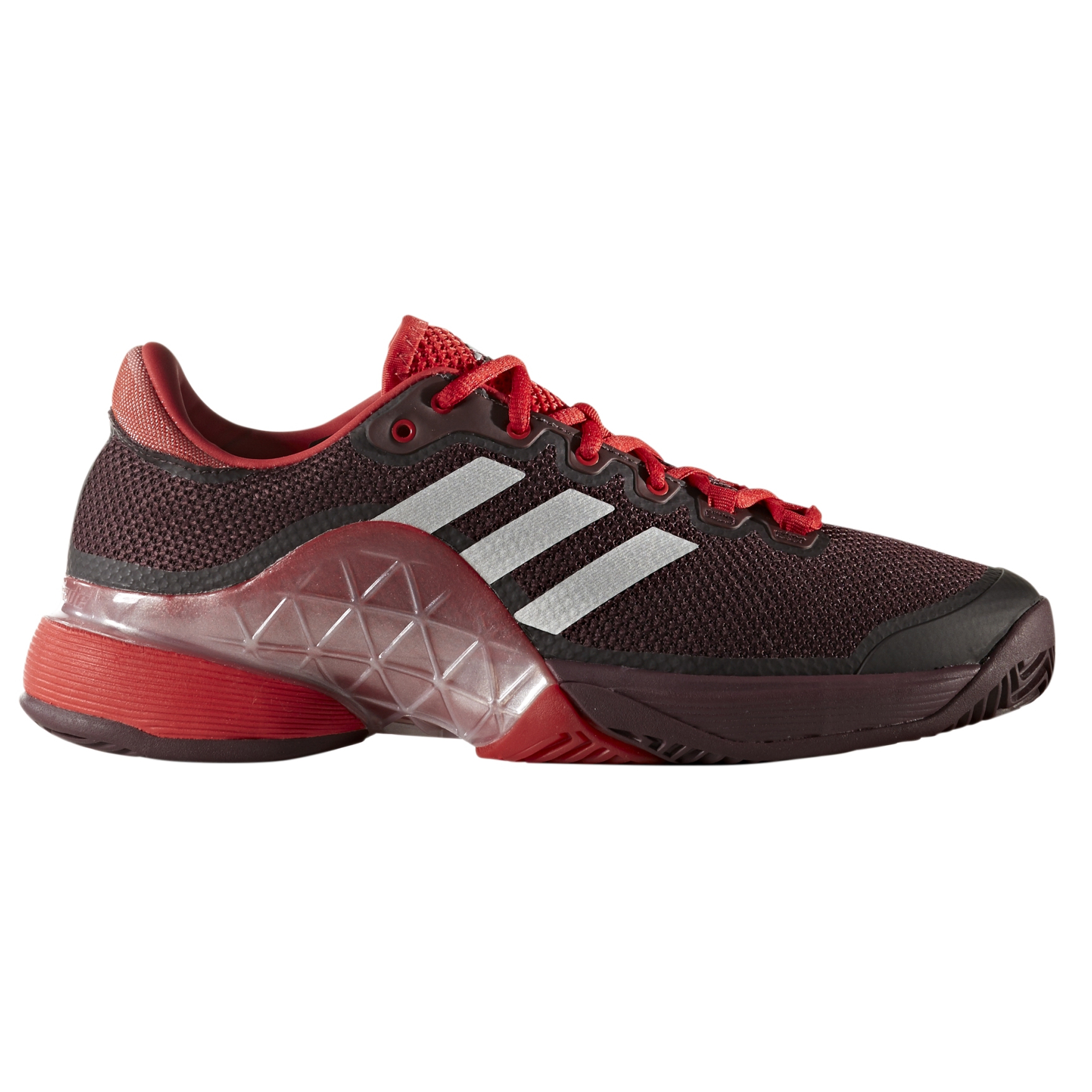adidas Barricade 2017 Men's Tennis Shoe - Burgundy