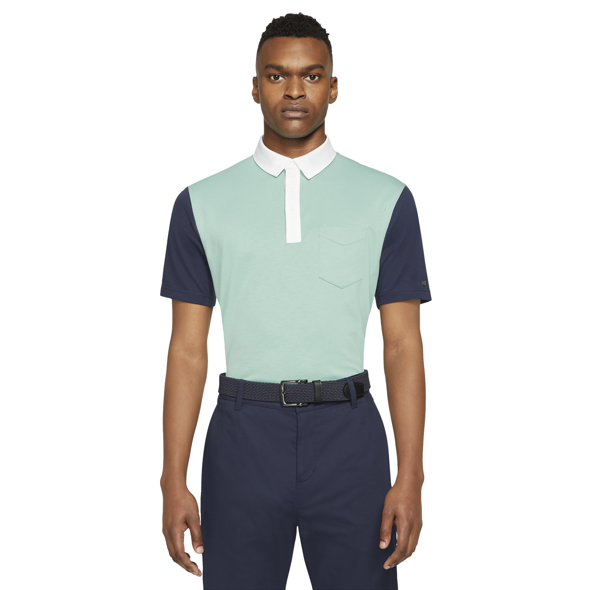 Nike dri fit color block polo clearance