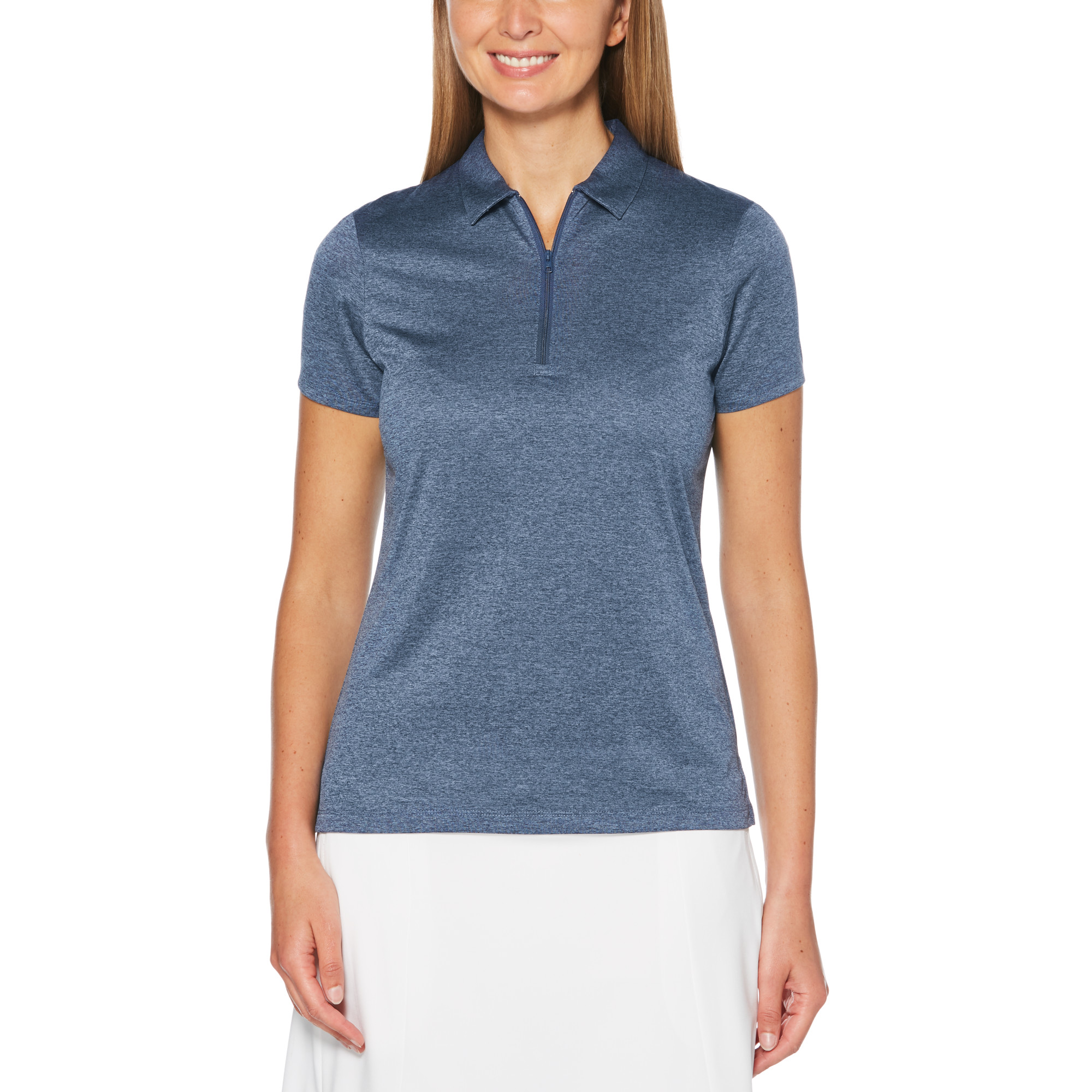 Quarter zip short sleeve shirt women's clearance