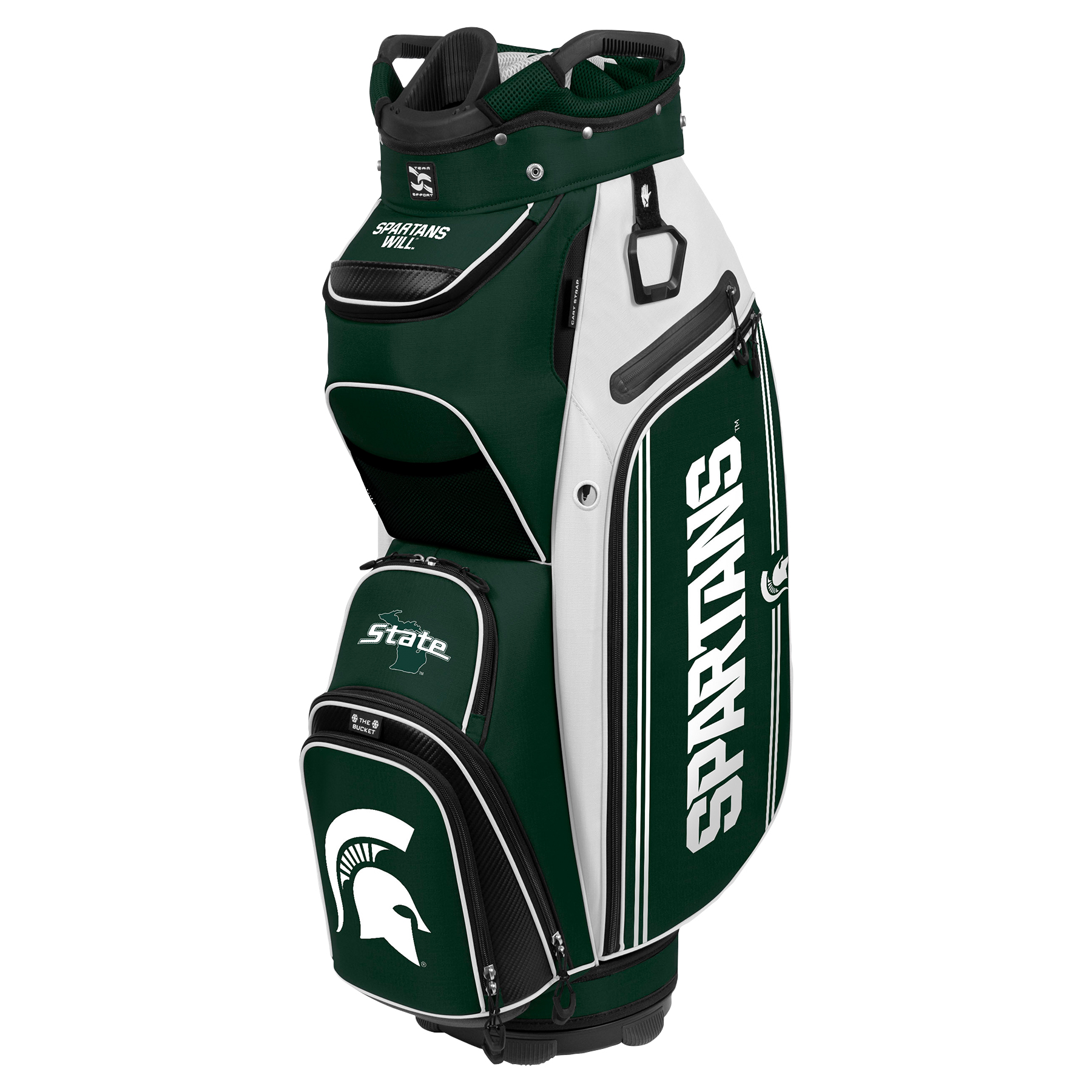 Team Effort Michigan State Spartans Bucket Iii Cooler Cart Bag Pga Tour Superstore