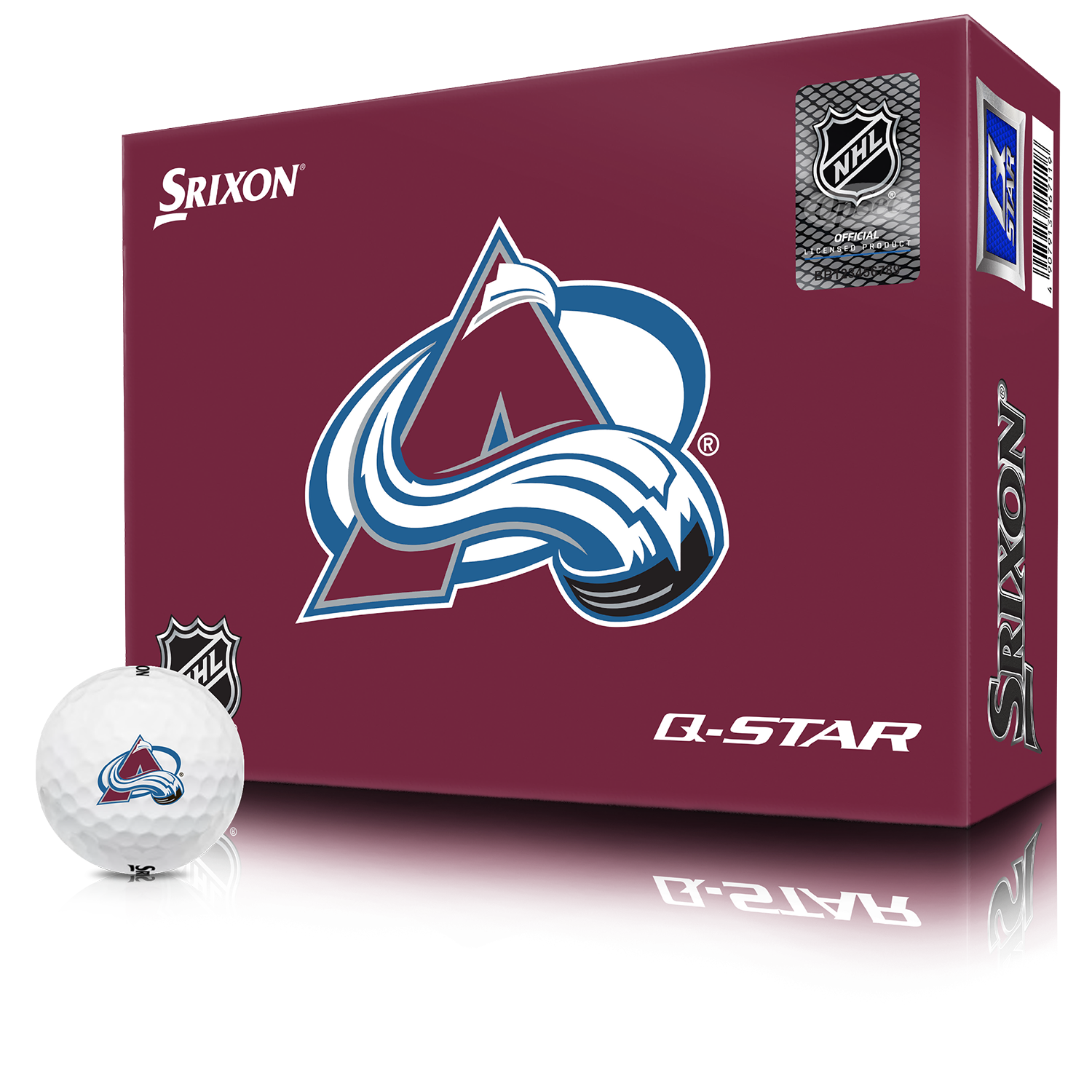 Srixon Q Star 5 Nhl Logo Golf Balls Colorado Avalanche Pga Tour Superstore