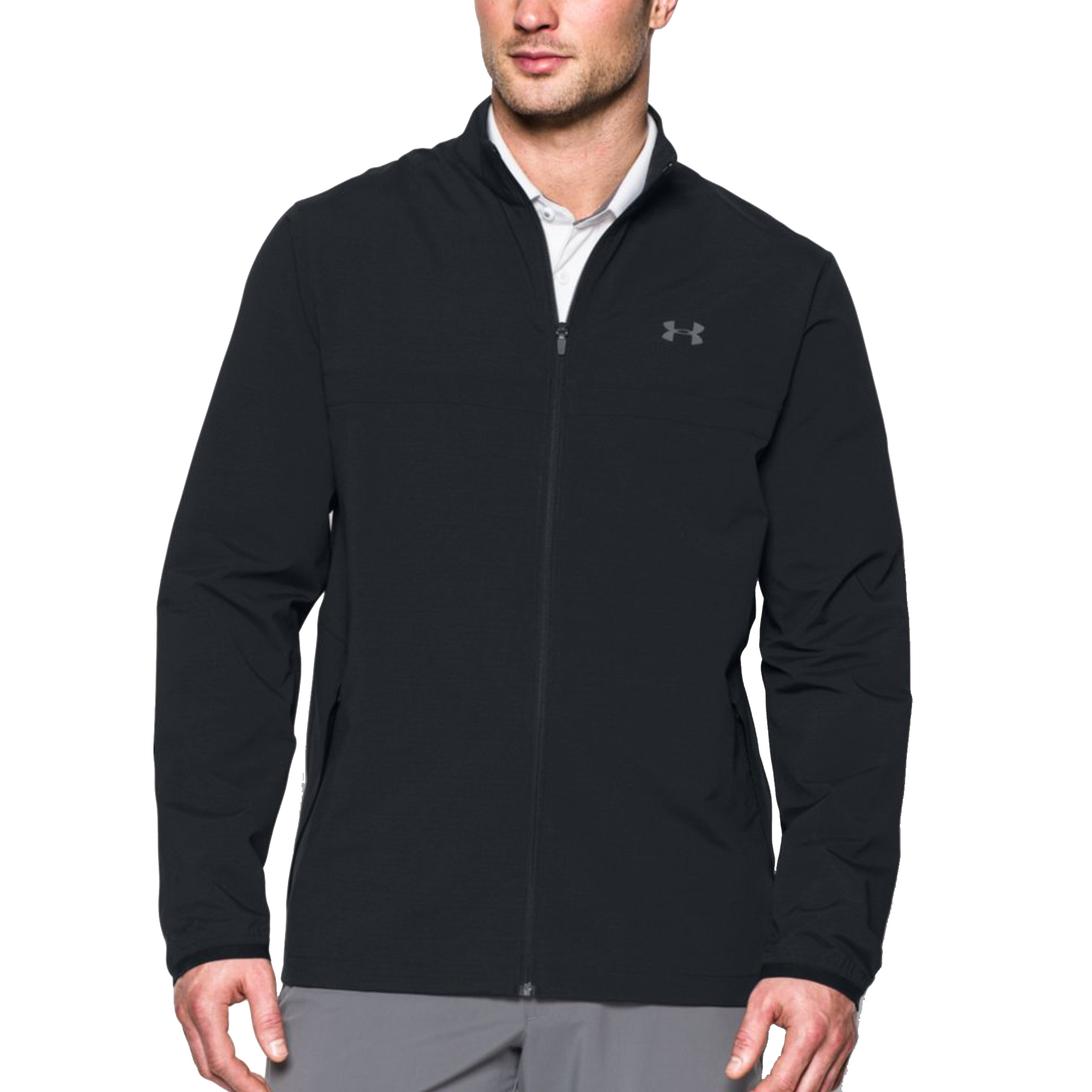 under armour full zip golf vest mens