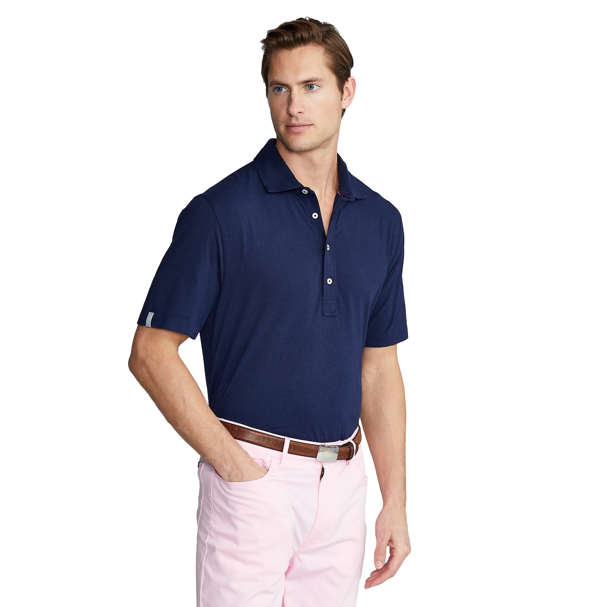 Ralph lauren performance lisle best sale polo shirt