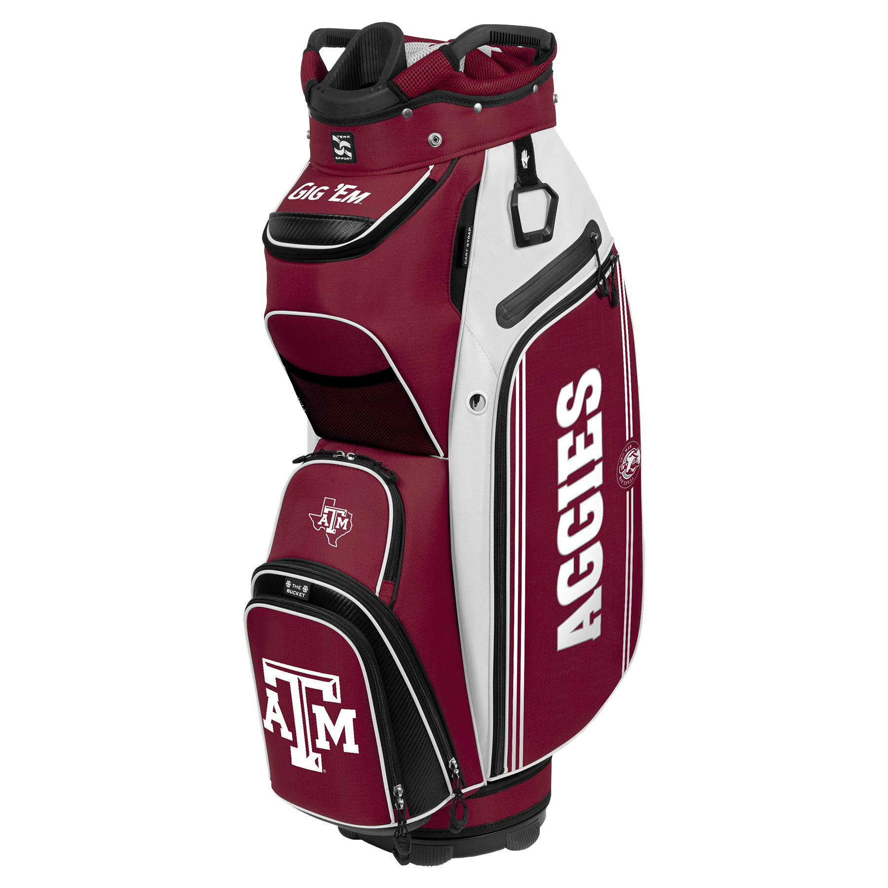 Texas A&M Aggies Bucket III Cooler Cart Bag