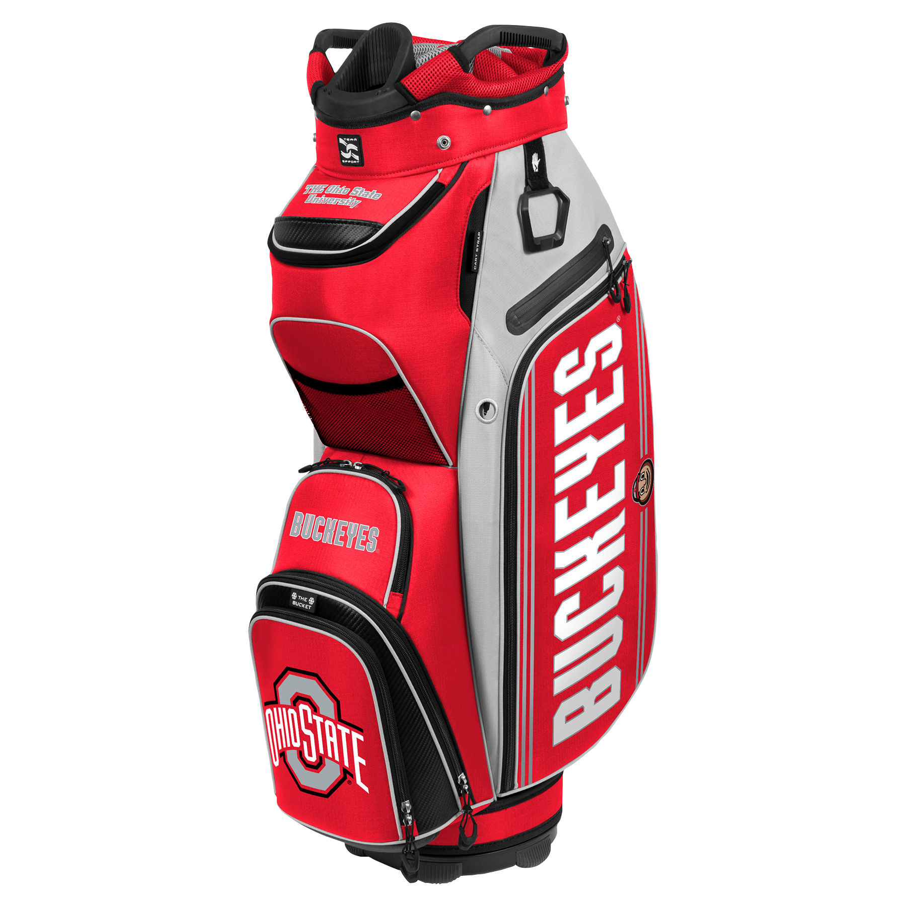 Team Effort Ohio State Buckeyes Bucket III Cooler Cart Bag PGA