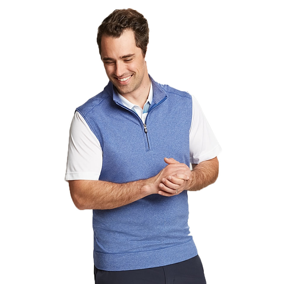 mens half zip sweater vest