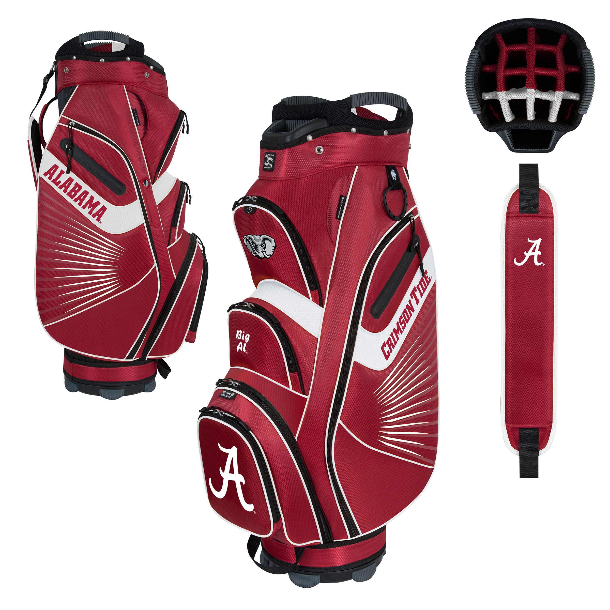 the bucket ii collegiate cooler cart bag