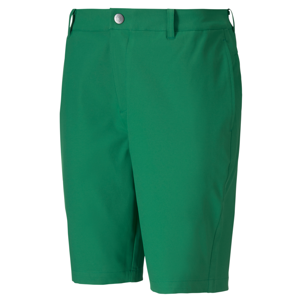 Puma green golf shorts clearance