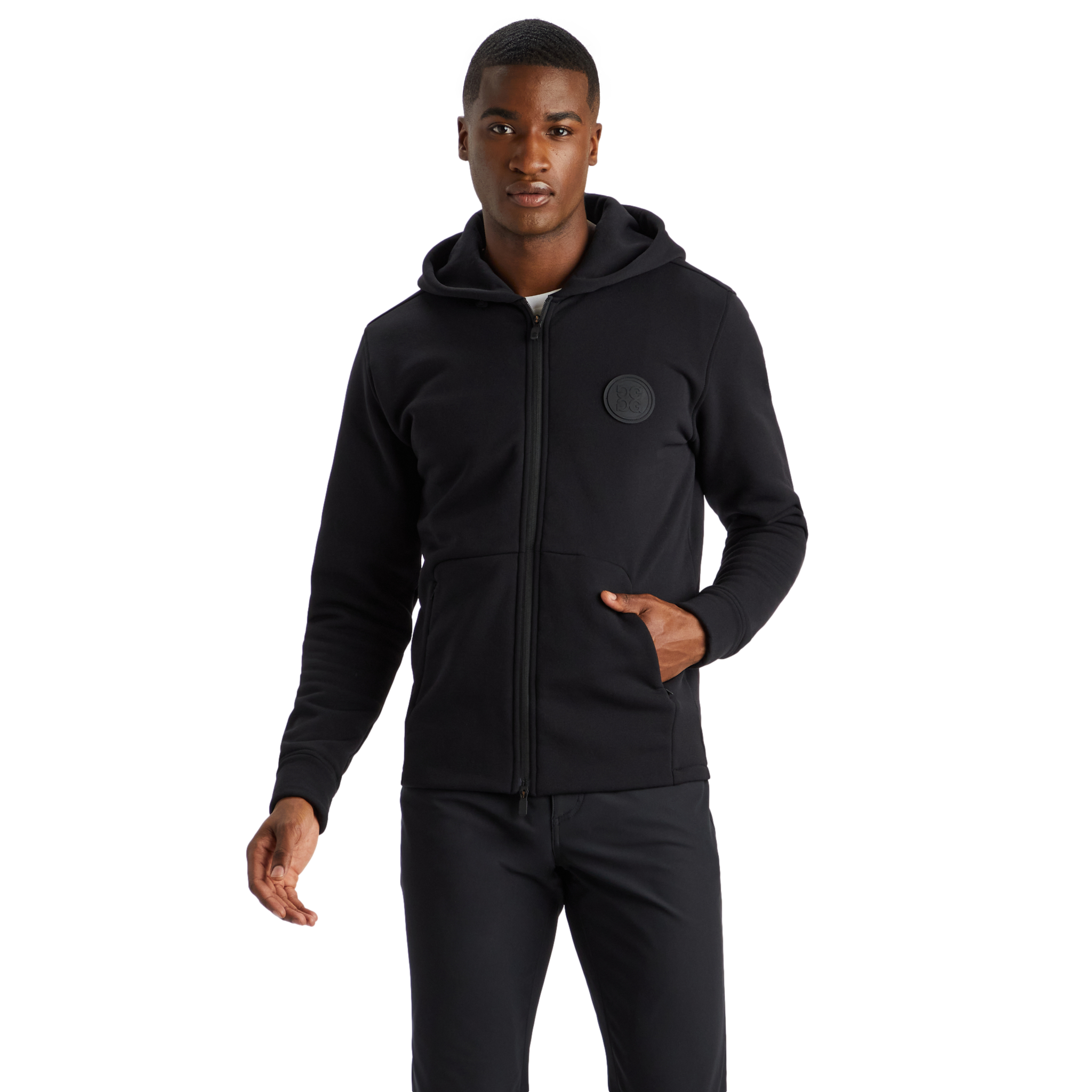 G/FORE Blackout Powerstretch® Performance Jersey Full Zip Hoodie | PGA TOUR  Superstore