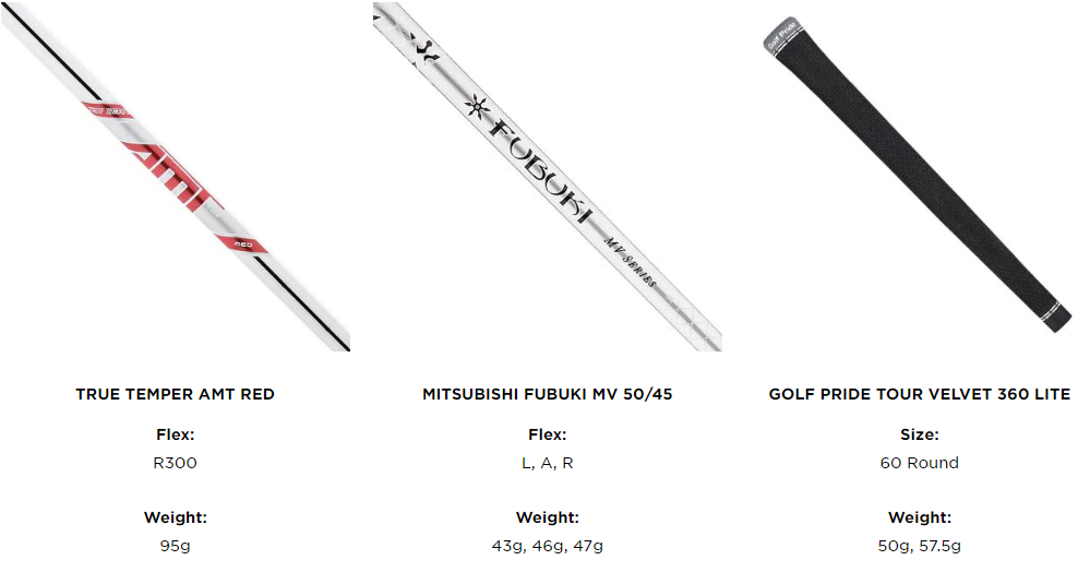 Titleist T400 Iron Shafts Tech Specs