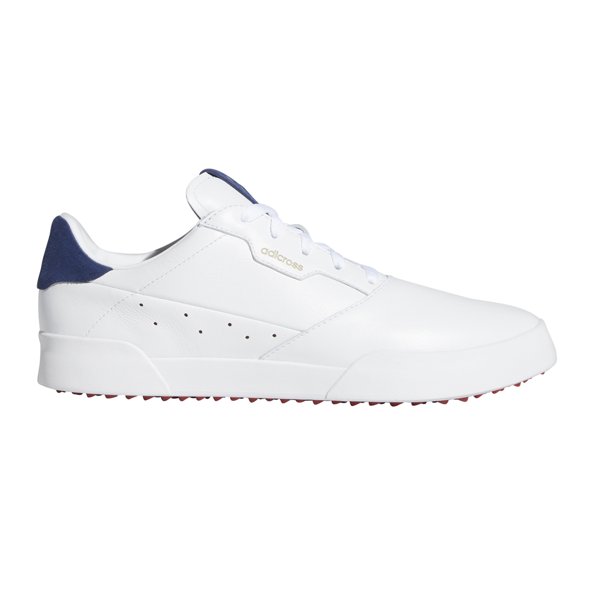 white adicross golf shoes