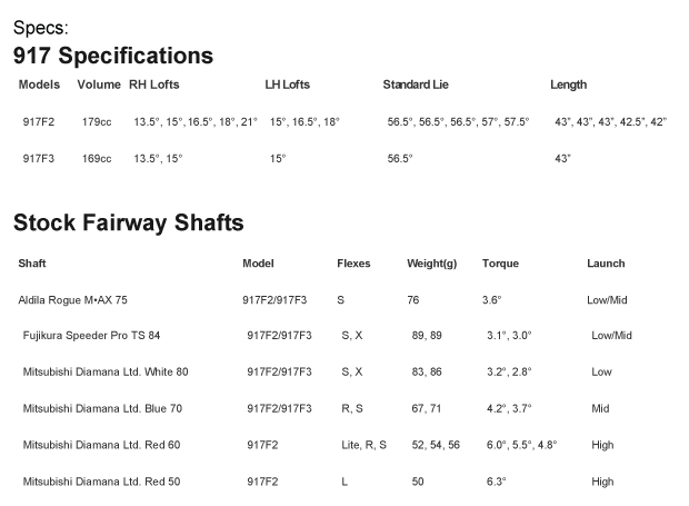 Titleist 917 Fairway