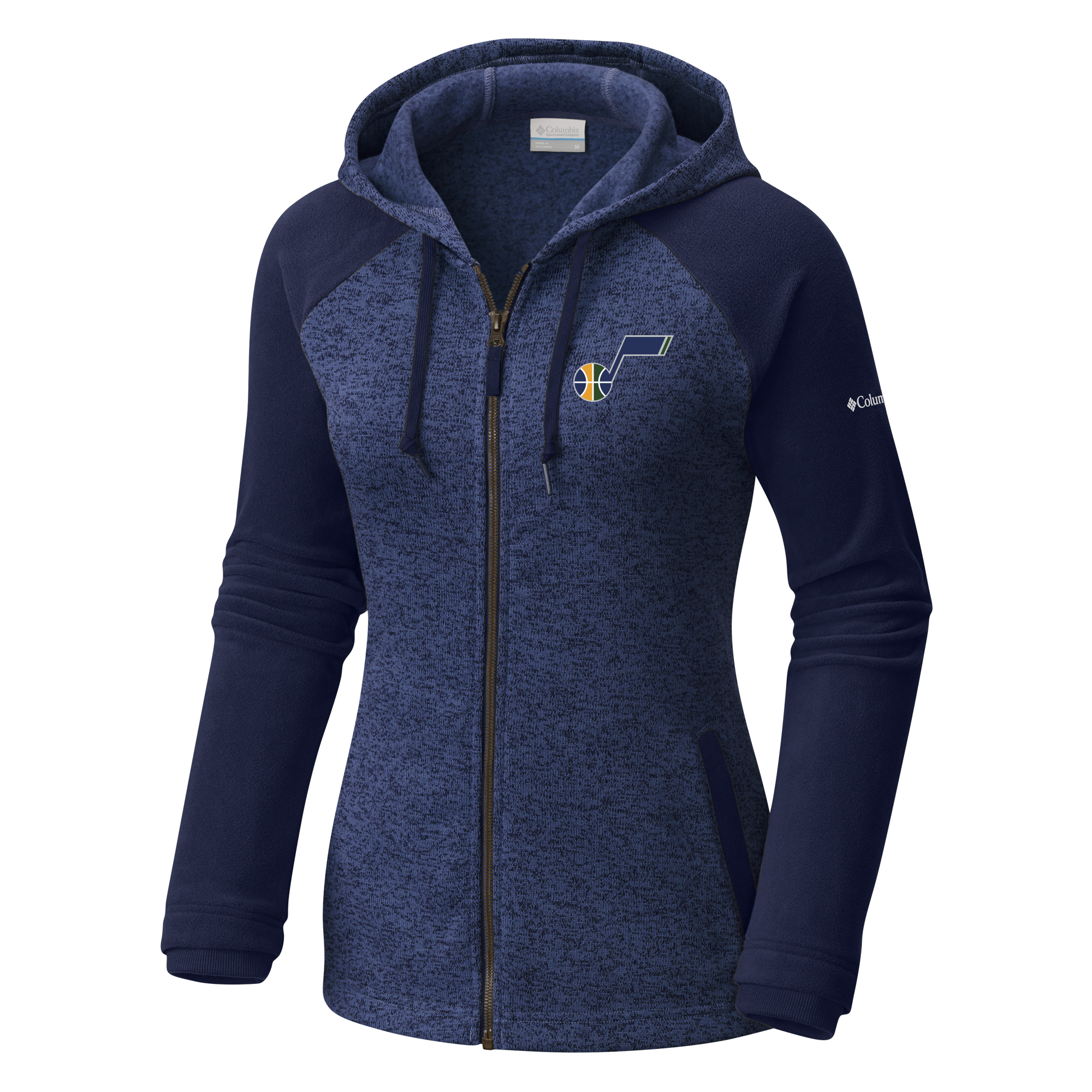 Utah Jazz Women's Full Zip Hoodie 