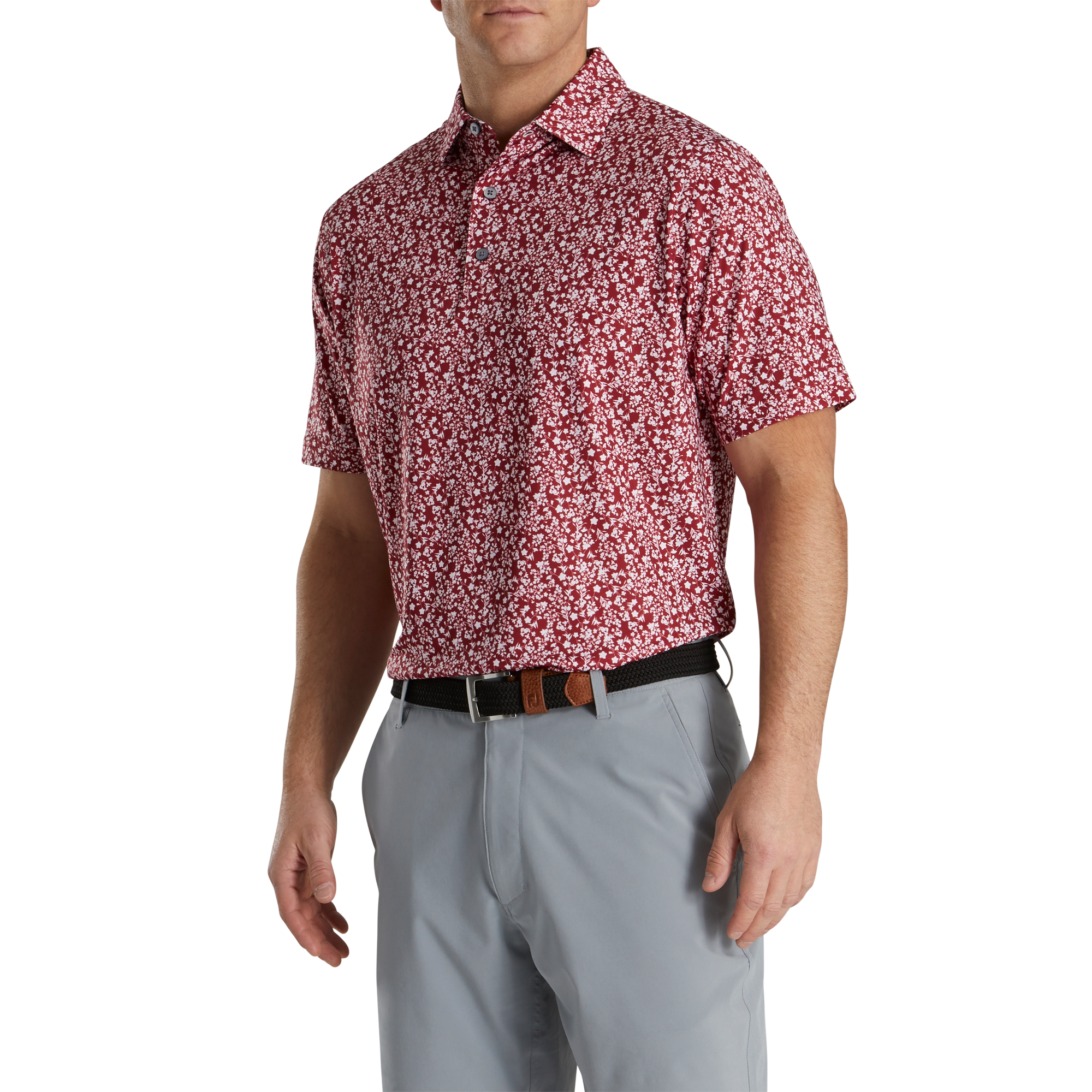 Footjoy floral discount golf shirt