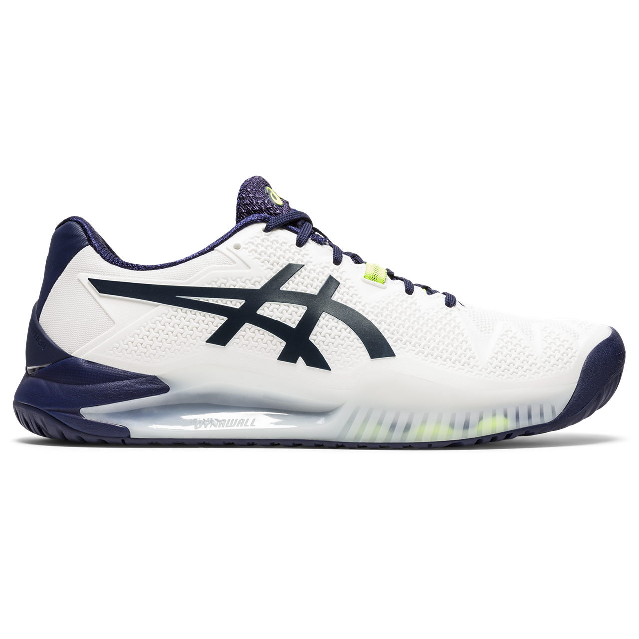 asics mens white running shoes