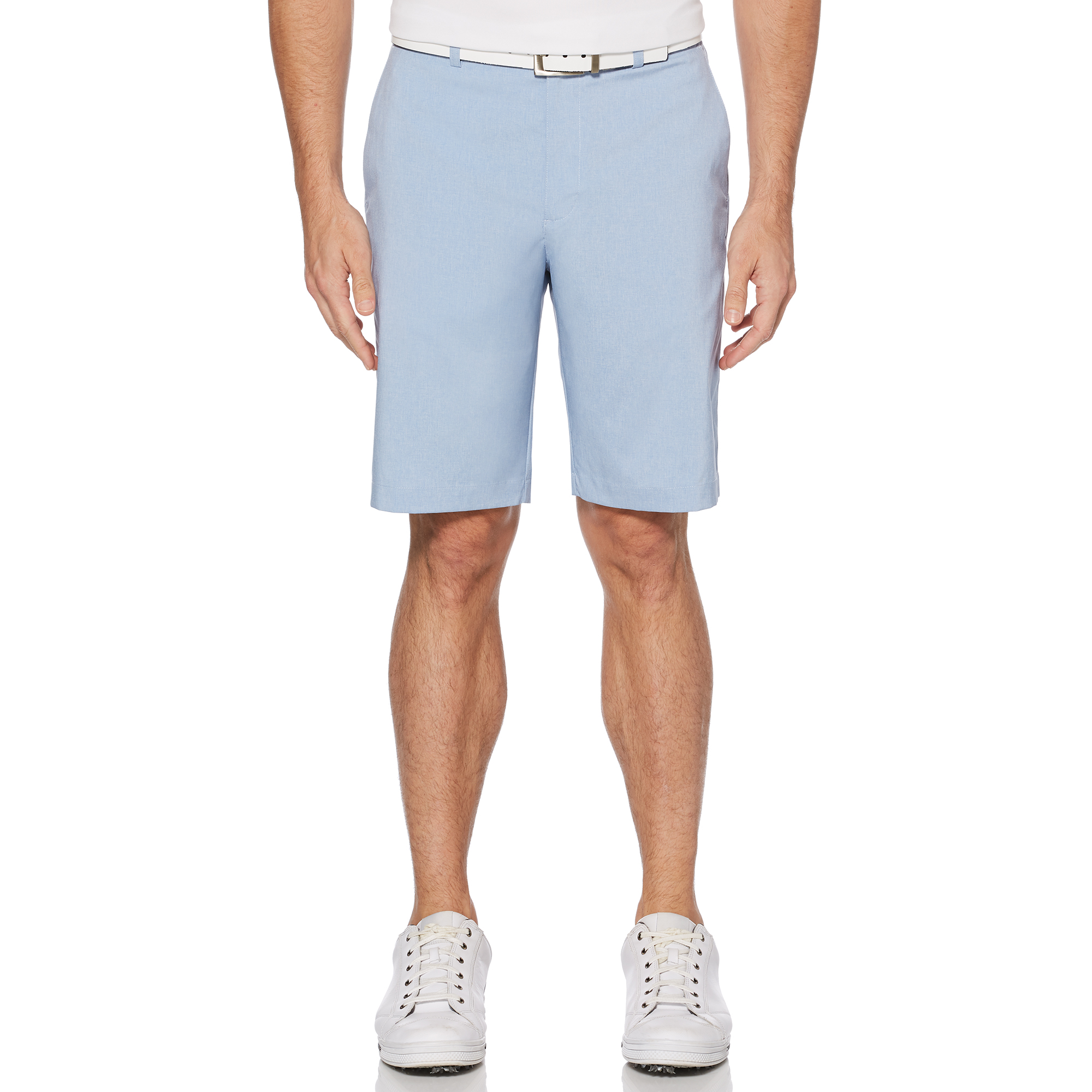 Pga Tour Heather Flat Front Golf Short With Active Waistband Pga Tour Superstore