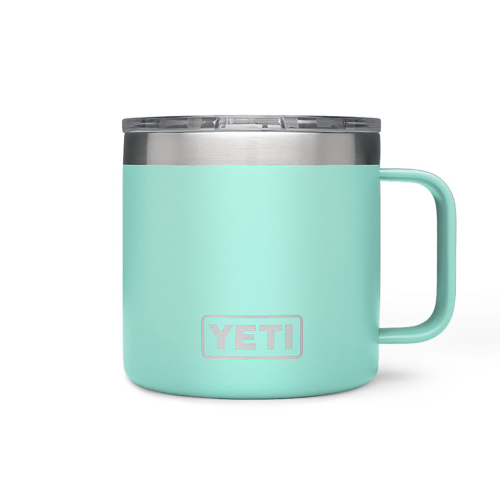 pink yeti rambler 14 oz mug