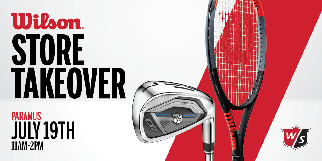 Wilson Golf and Tennis Store Takeover Event Details